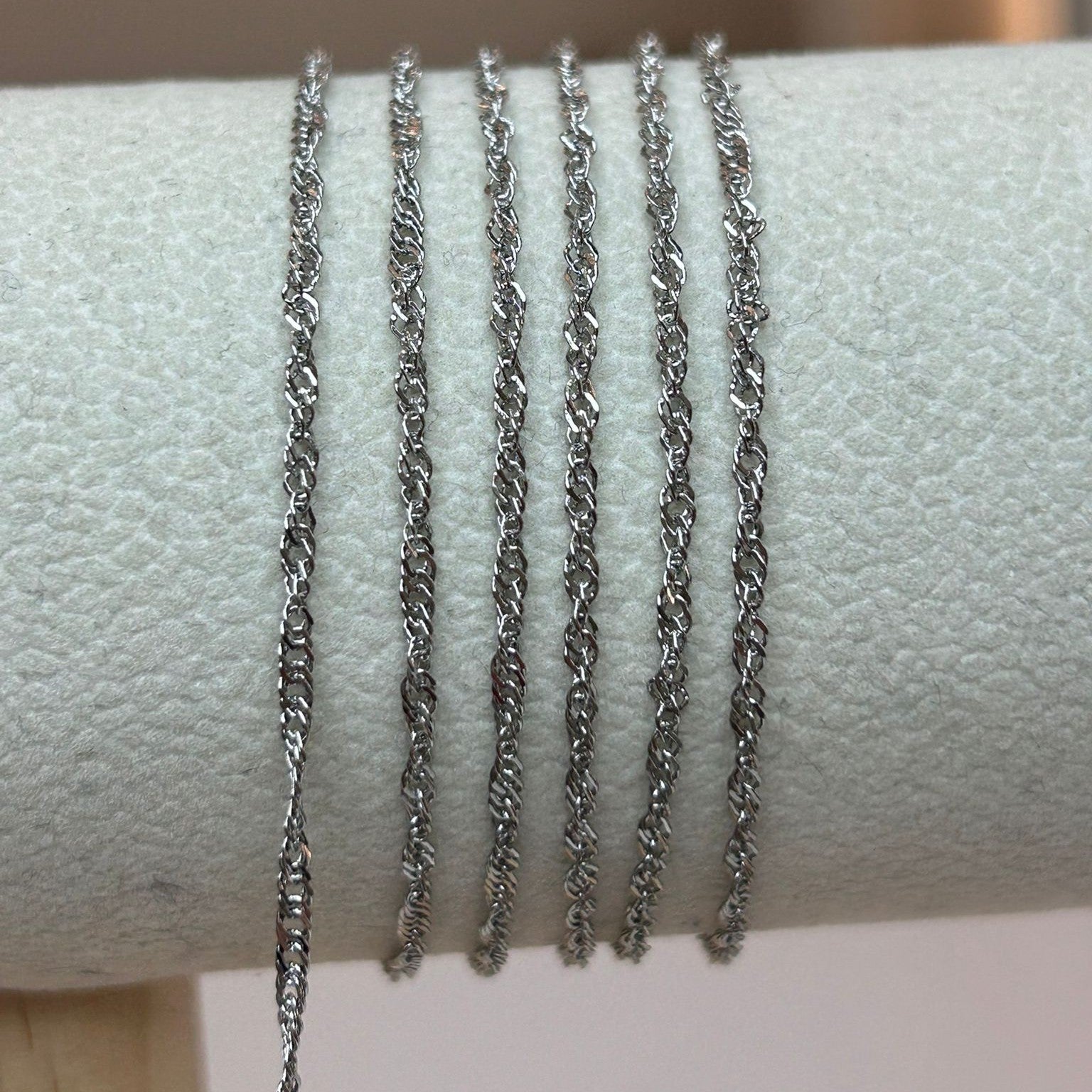 2mm PVD Rope Chain (Silver)
