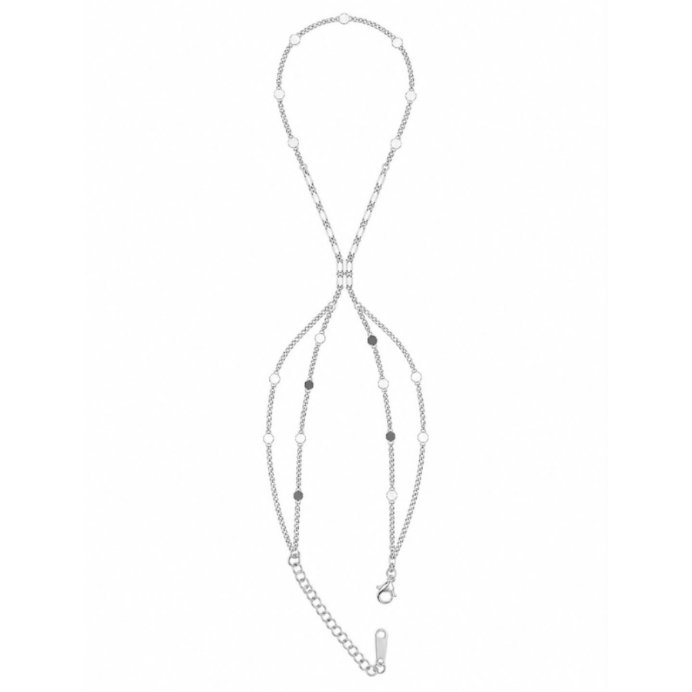 Asteria Hand Chain Bracelet (Silver)