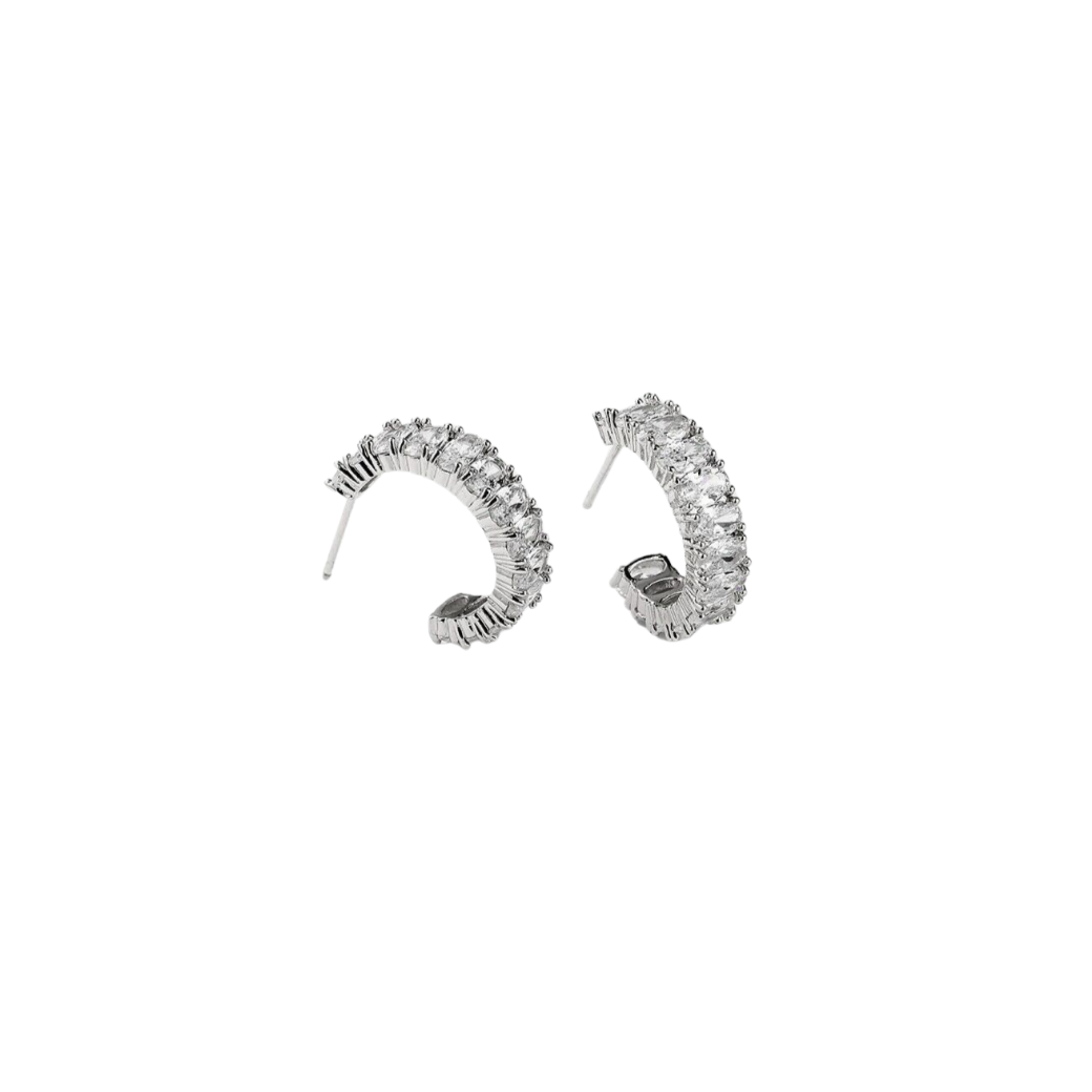 Amal Gold/Silver Hoop Earrings