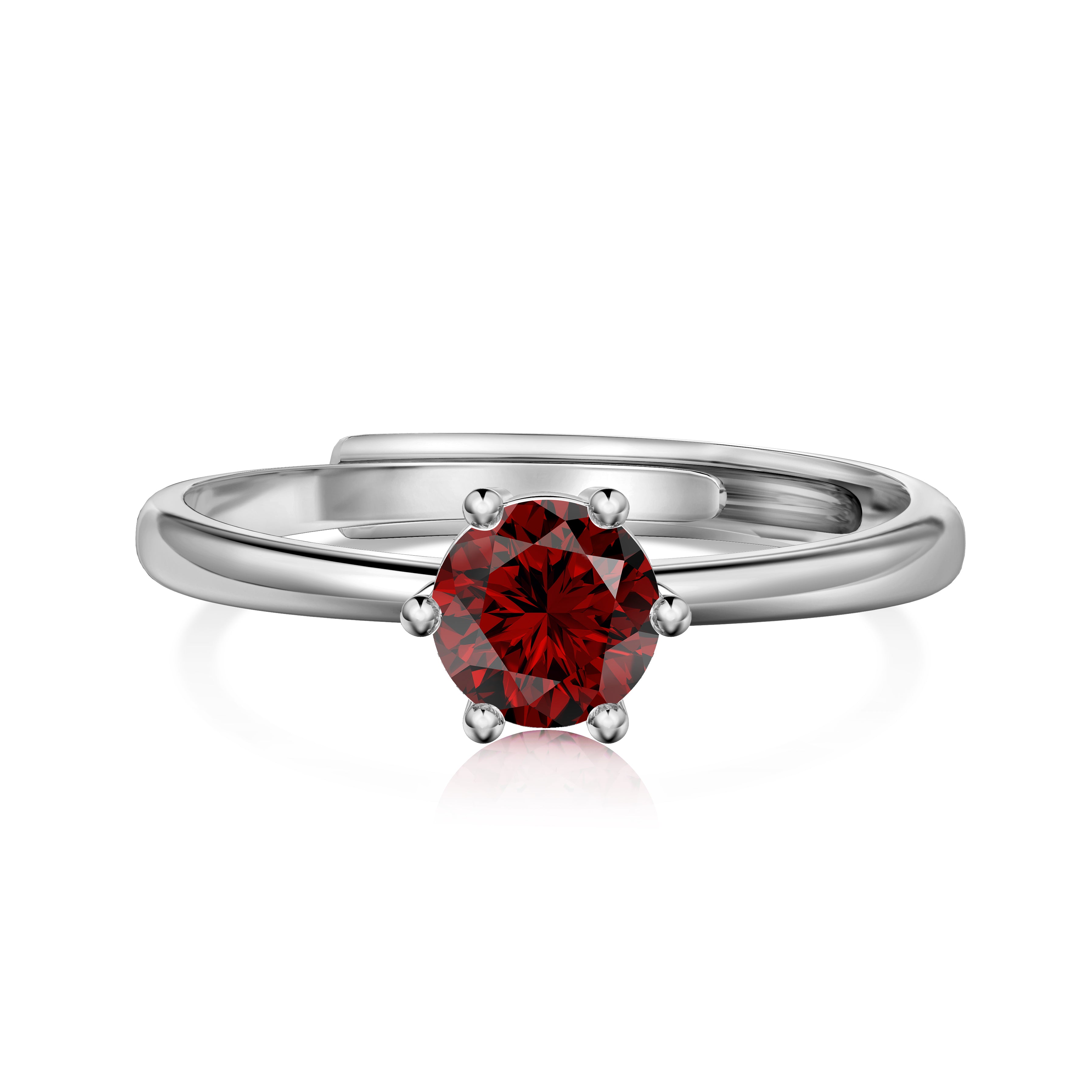 12-Month Birthstone Ring (Adjustable)