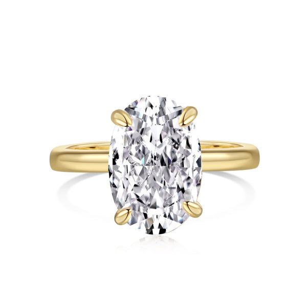 Ko Raya Ring 18k 3.5 ct Oval 8A CZ Raya Ring – Solitaire Luxury Jewelry – Diamond ...