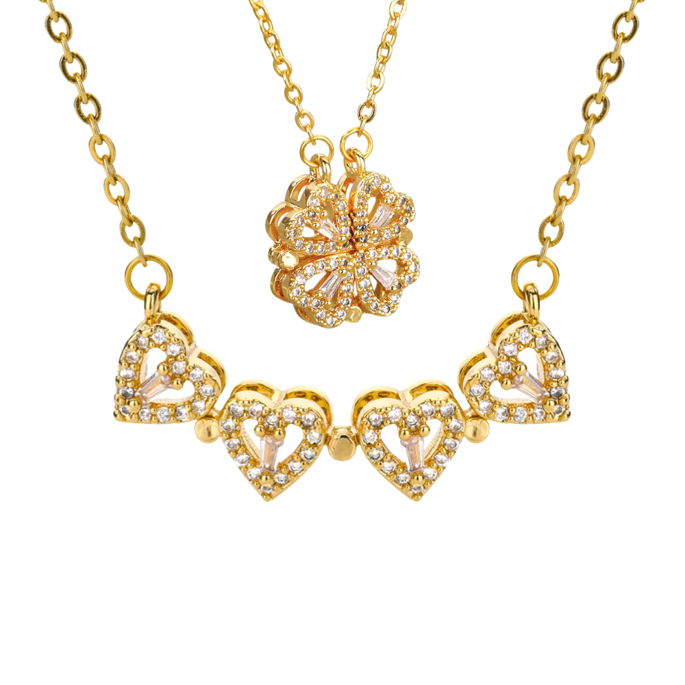 2 in 1 Magnetic Heart Necklace