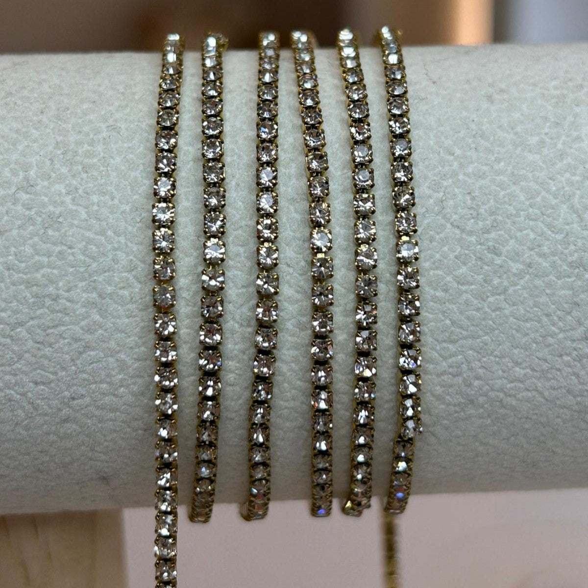 2mm Classic Tennis Chain (Gold)