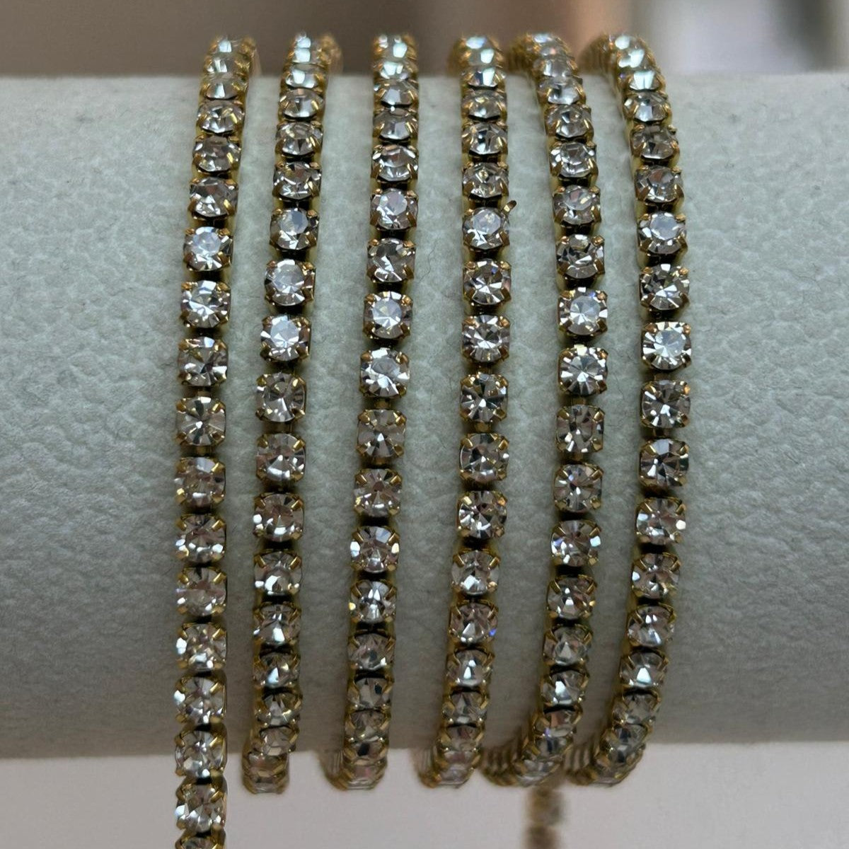 3mm Classic Tennis Chain (Gold)