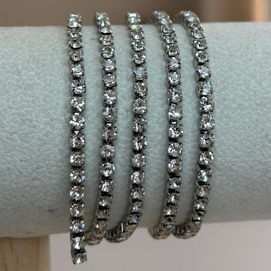 3mm Classic Tennis Chain (Silver)