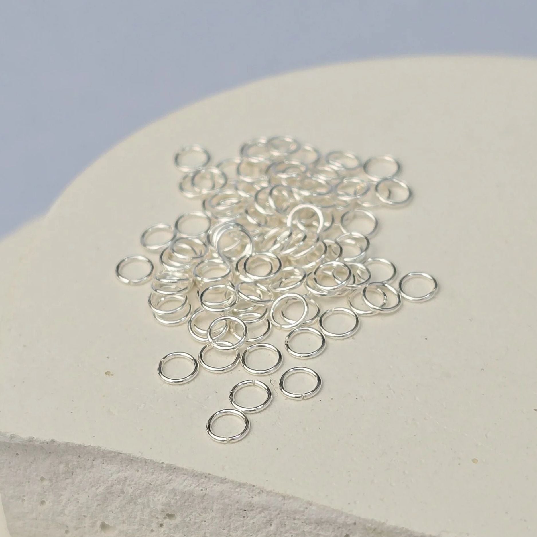 3mm Extra Light Jump Rings – 20 Pack (Silver)