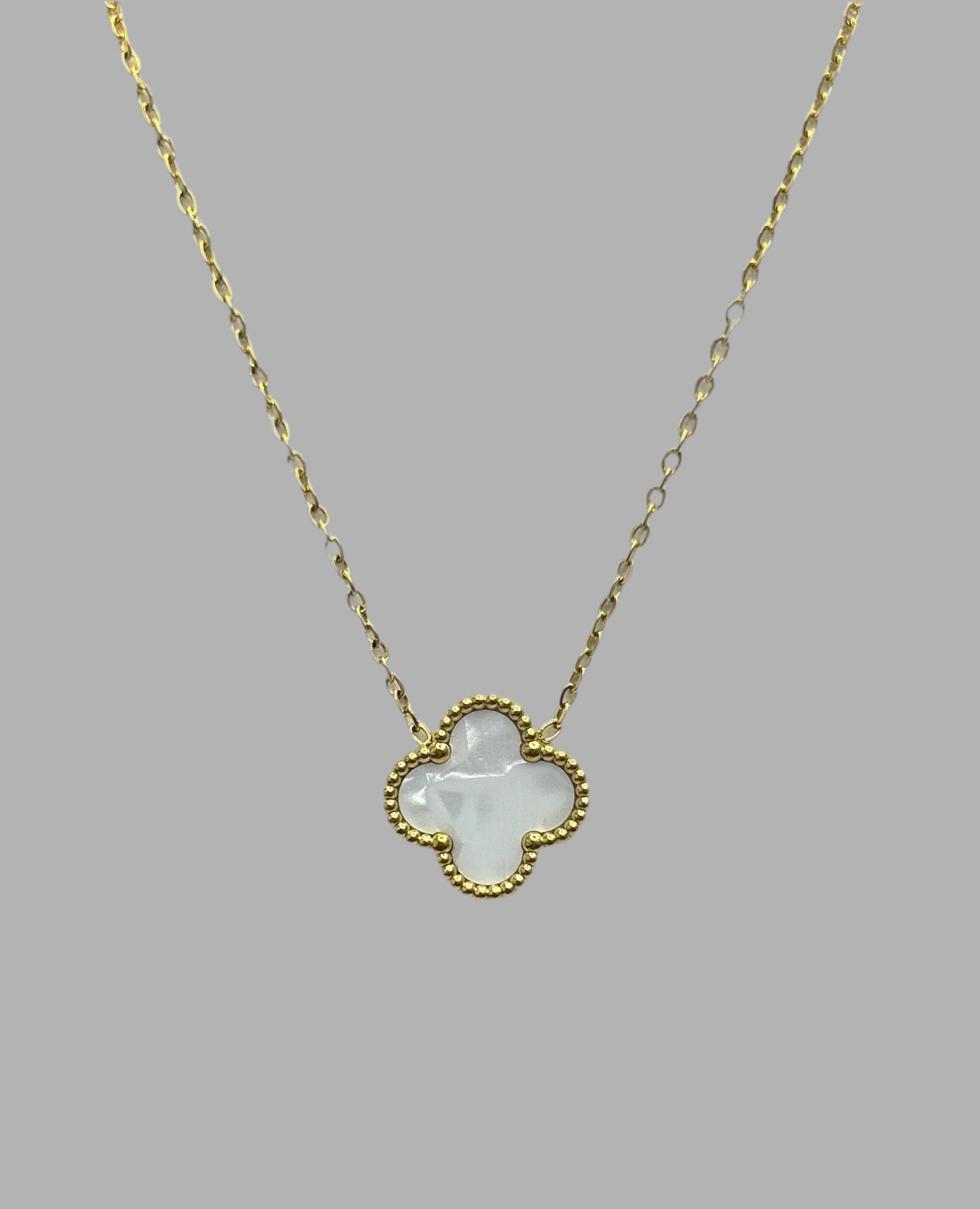 4 Leaf Clover Jewellery (Bracelet/Necklace/Studs) - 18k Gold Plated - Stainless Steel