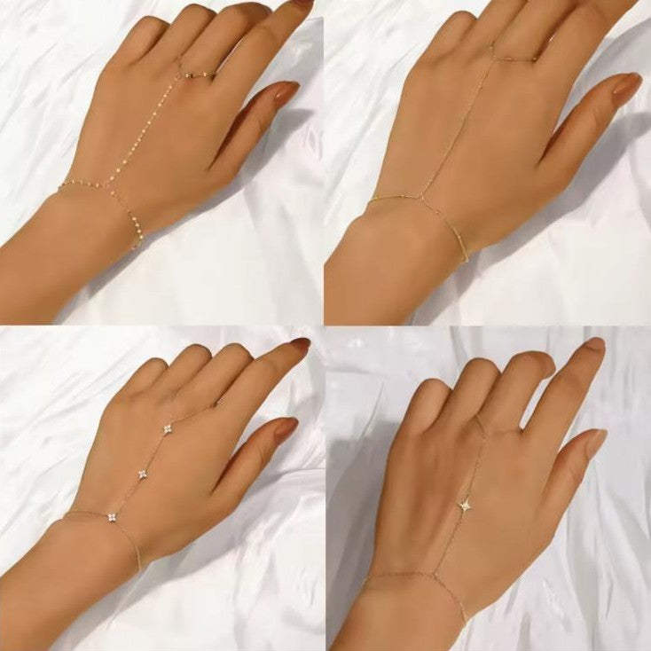 5A Hand Chain Bracelet – 925 Sterling Silver (4 Styles)