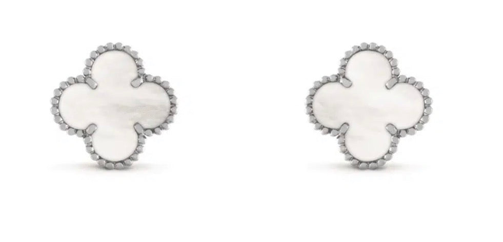 925 Sterling Silver Clover Necklace/Bracelet/Studs