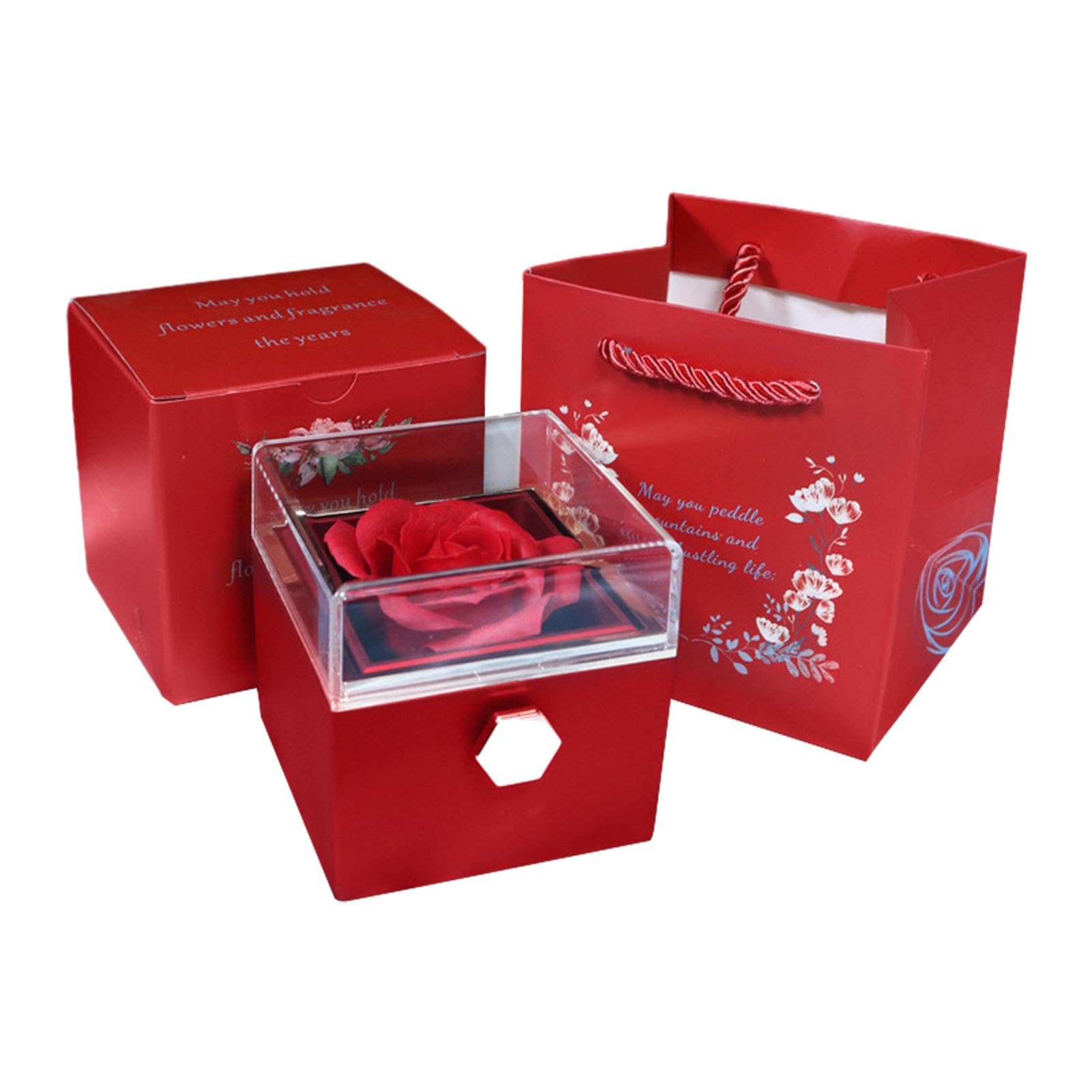 Eternal Rose Rotating Gift Box