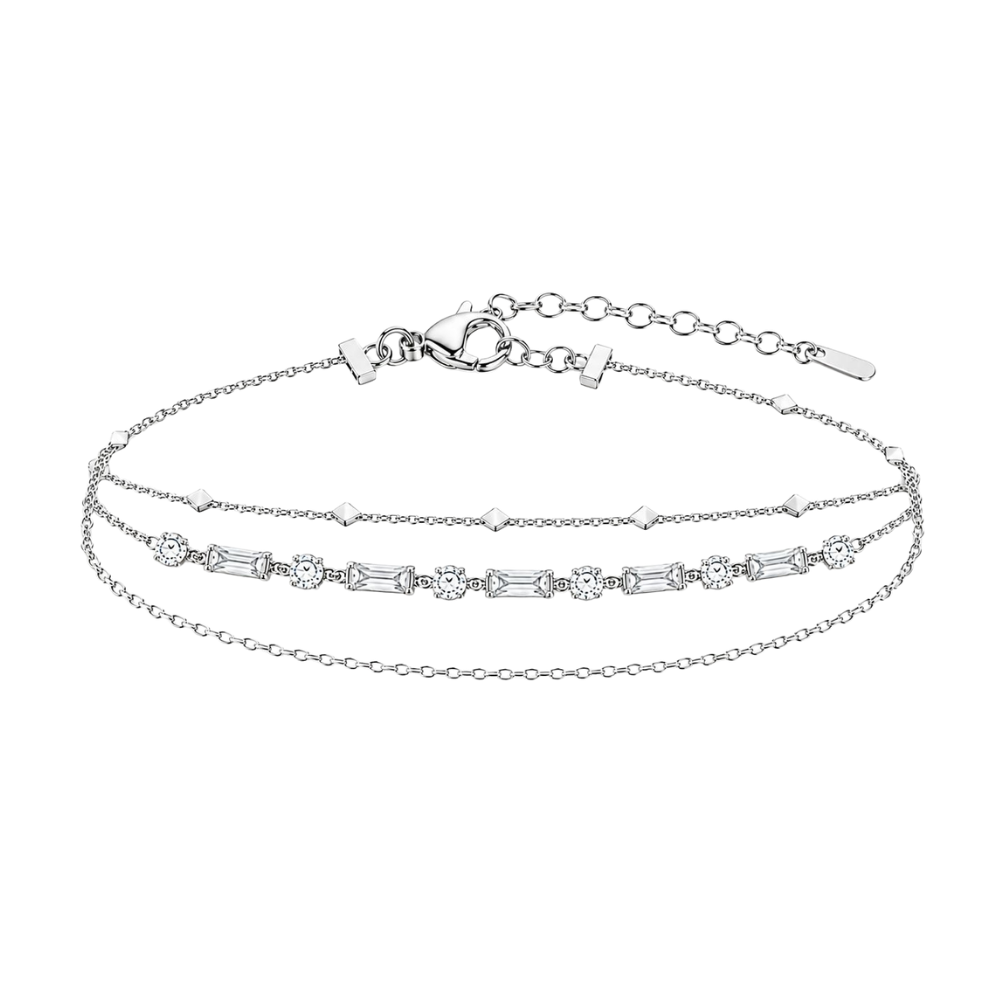 Celeste Layered Bracelet Silver