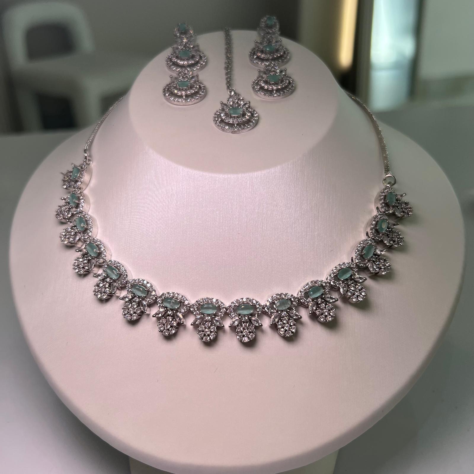 Celestia Royale Necklace and Earrings set