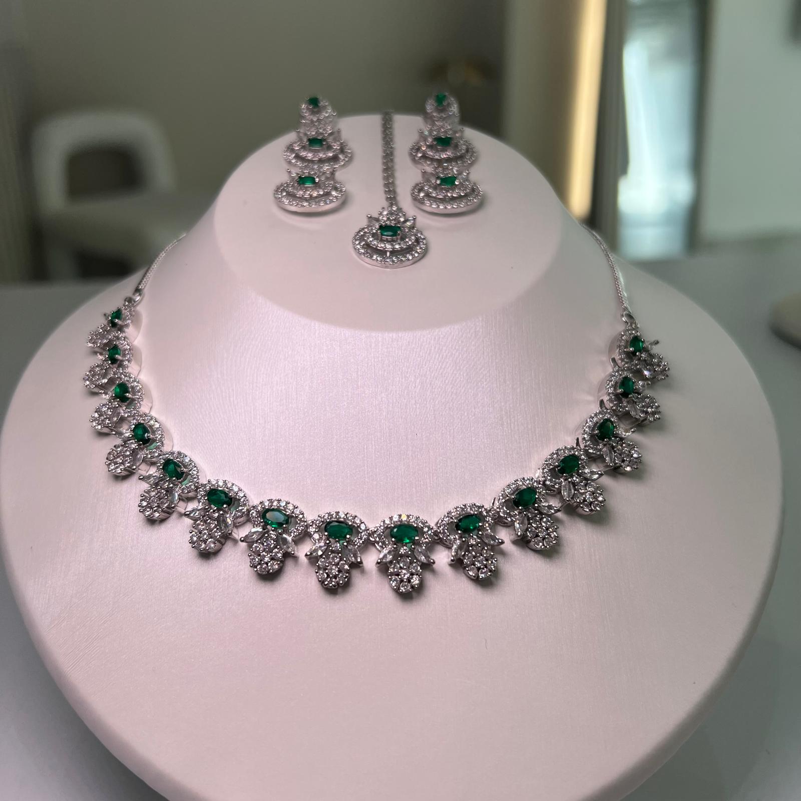 Celestia Royale Necklace and Earrings set