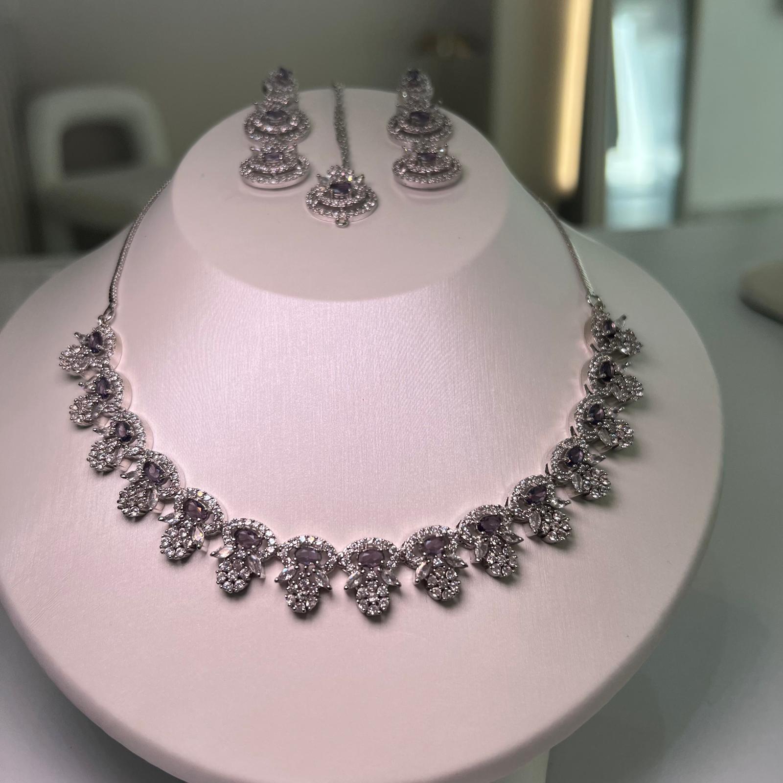 Celestia Royale Necklace and Earrings set