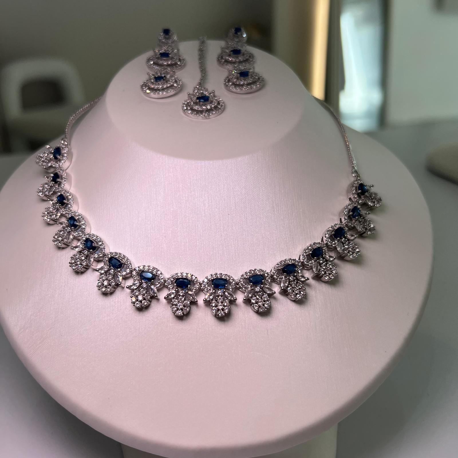 Celestia Royale Necklace and Earrings set