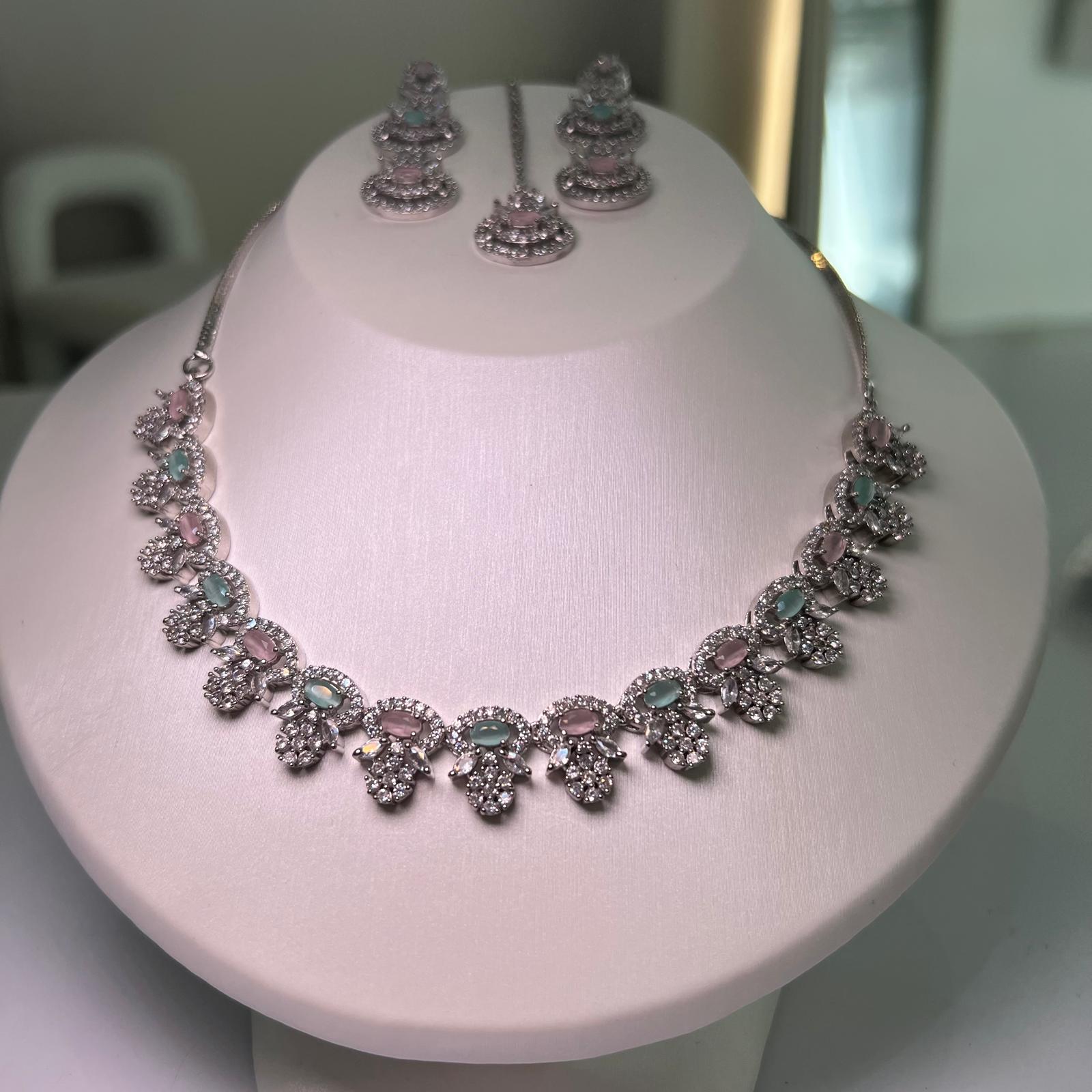 Celestia Royale Necklace and Earrings set