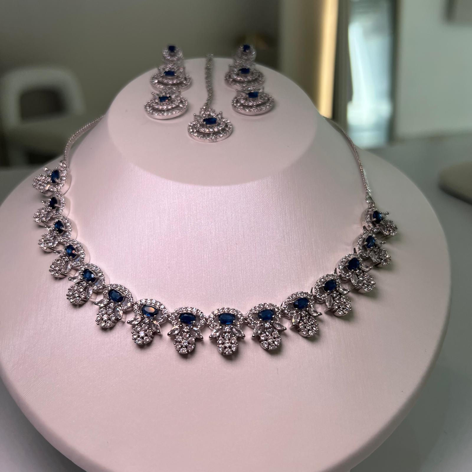 Celestia Royale Necklace and Earrings set