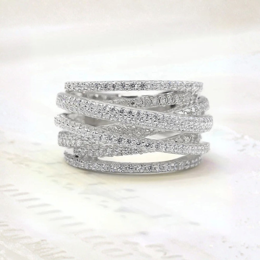 Crossover Ring (Silver)