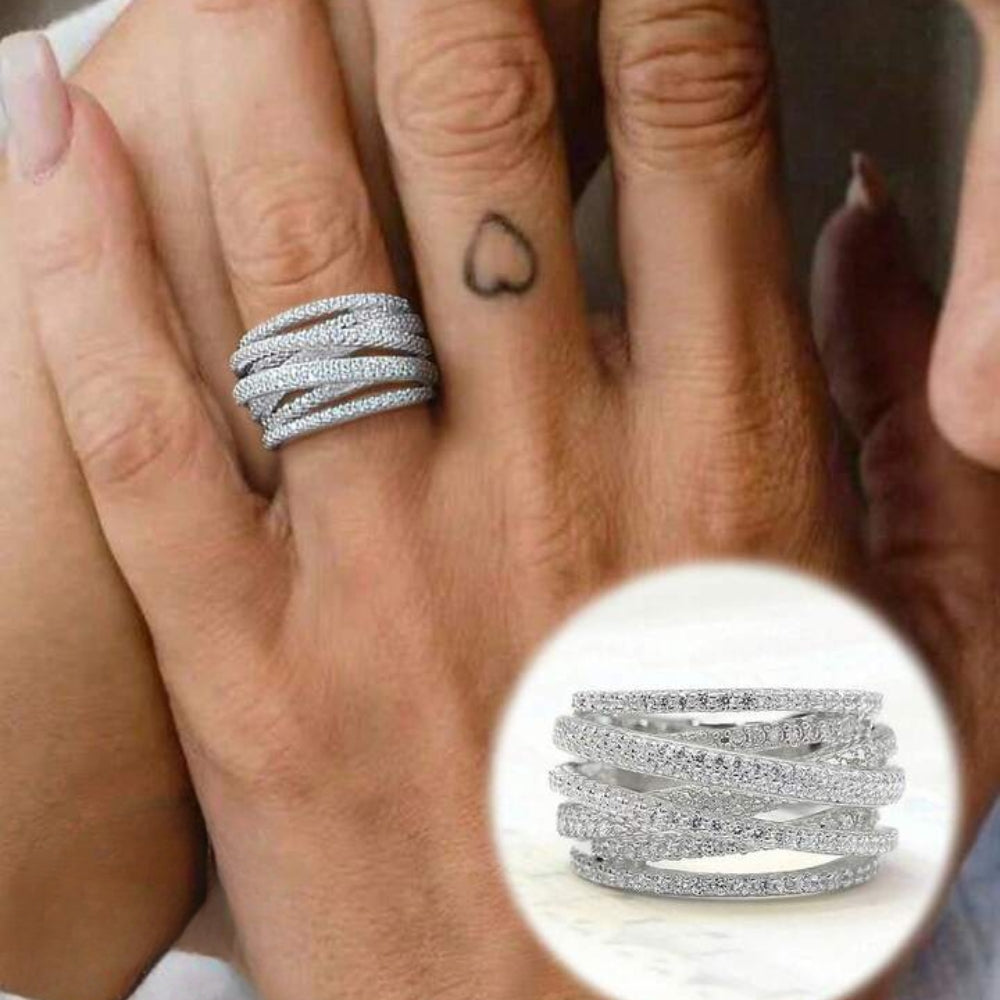 Crossover Ring (Silver)