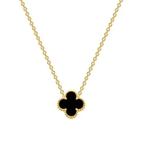 Clover 4 Leaf Jewellery (Bracelet/Necklace/Ring/Studs) - 18k Gold Plated - Stainless Steel