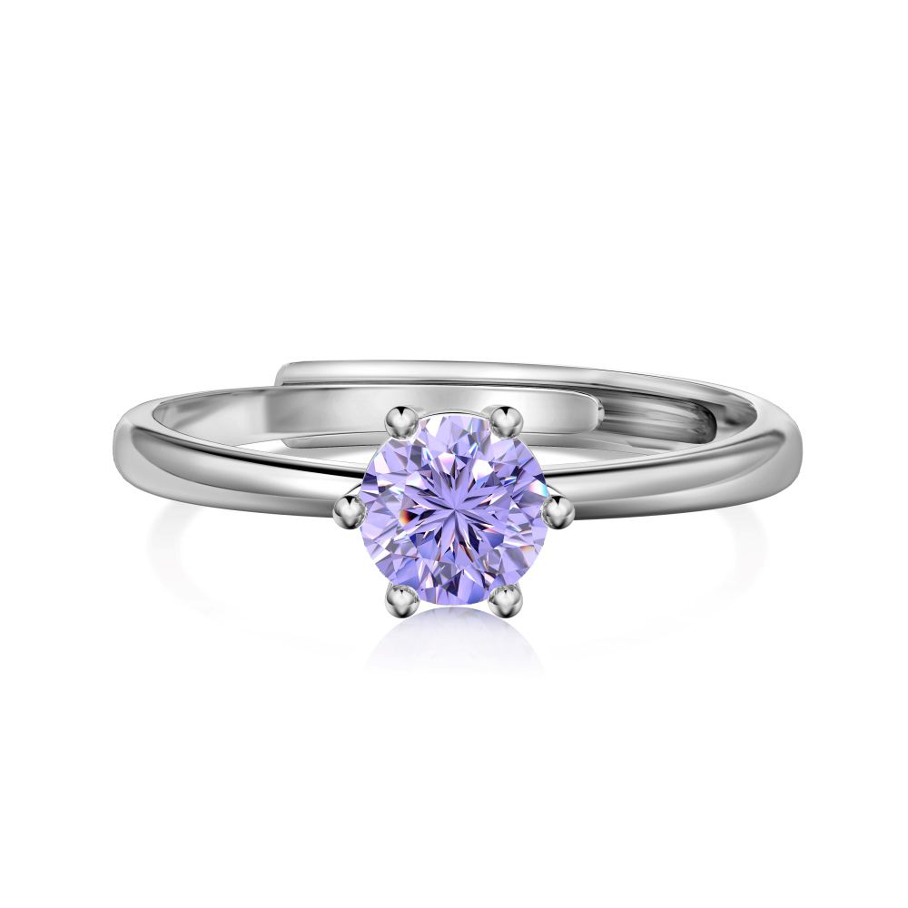 12-Month Birthstone Ring (Adjustable)