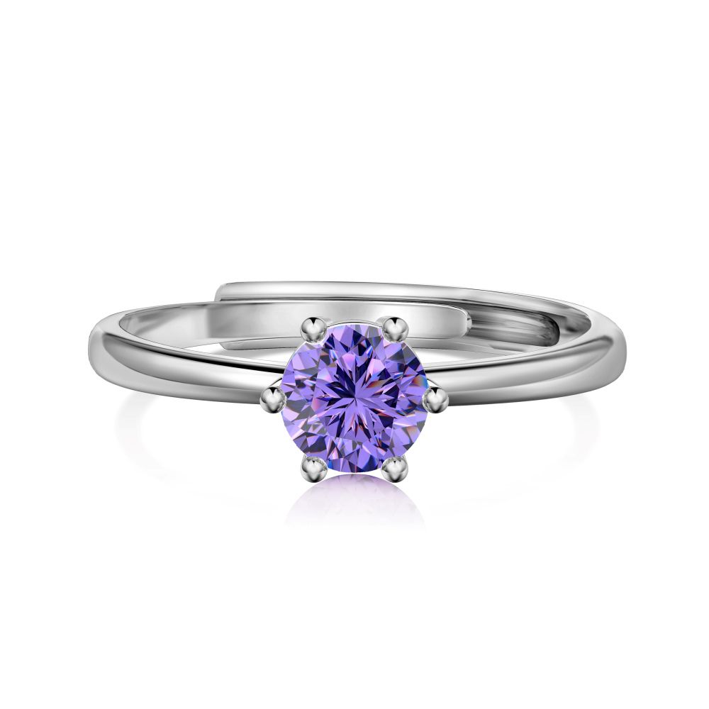 12-Month Birthstone Ring (Adjustable)