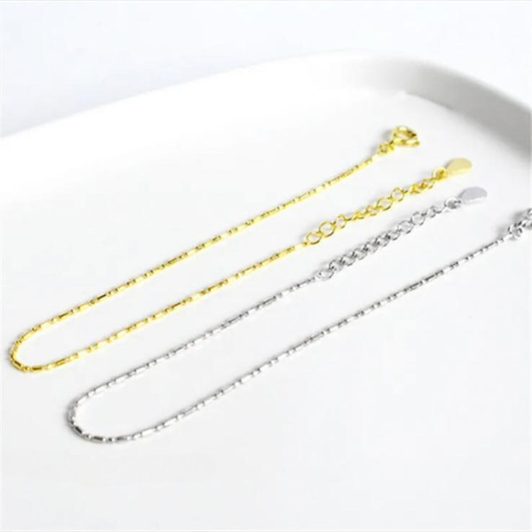Whisper Chain Bracelet - Minimalist Chain Bracelet 925 Sterling Silver