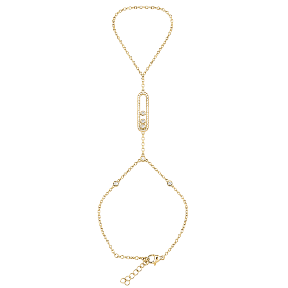 Monroe Hand Chain Bracelet (Gold)
