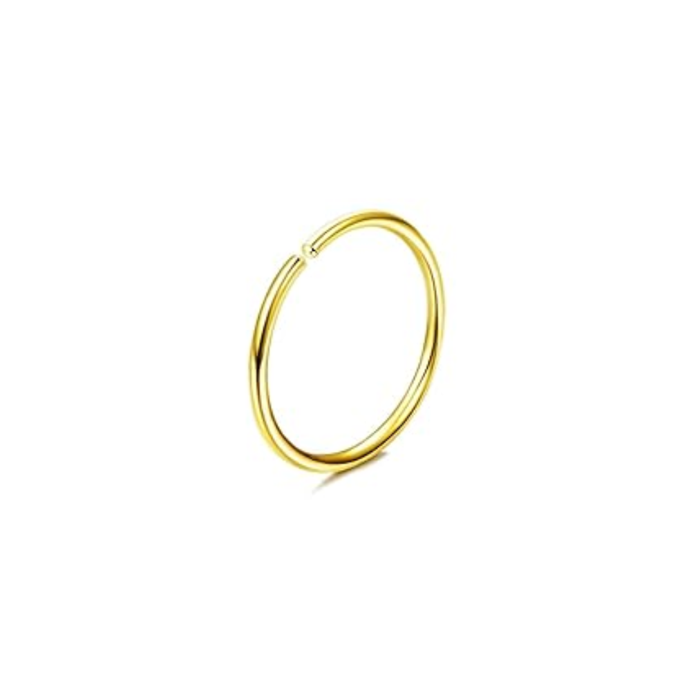 Nose Ring Studs & Hoops, Hypoallergenic Stainless Steel