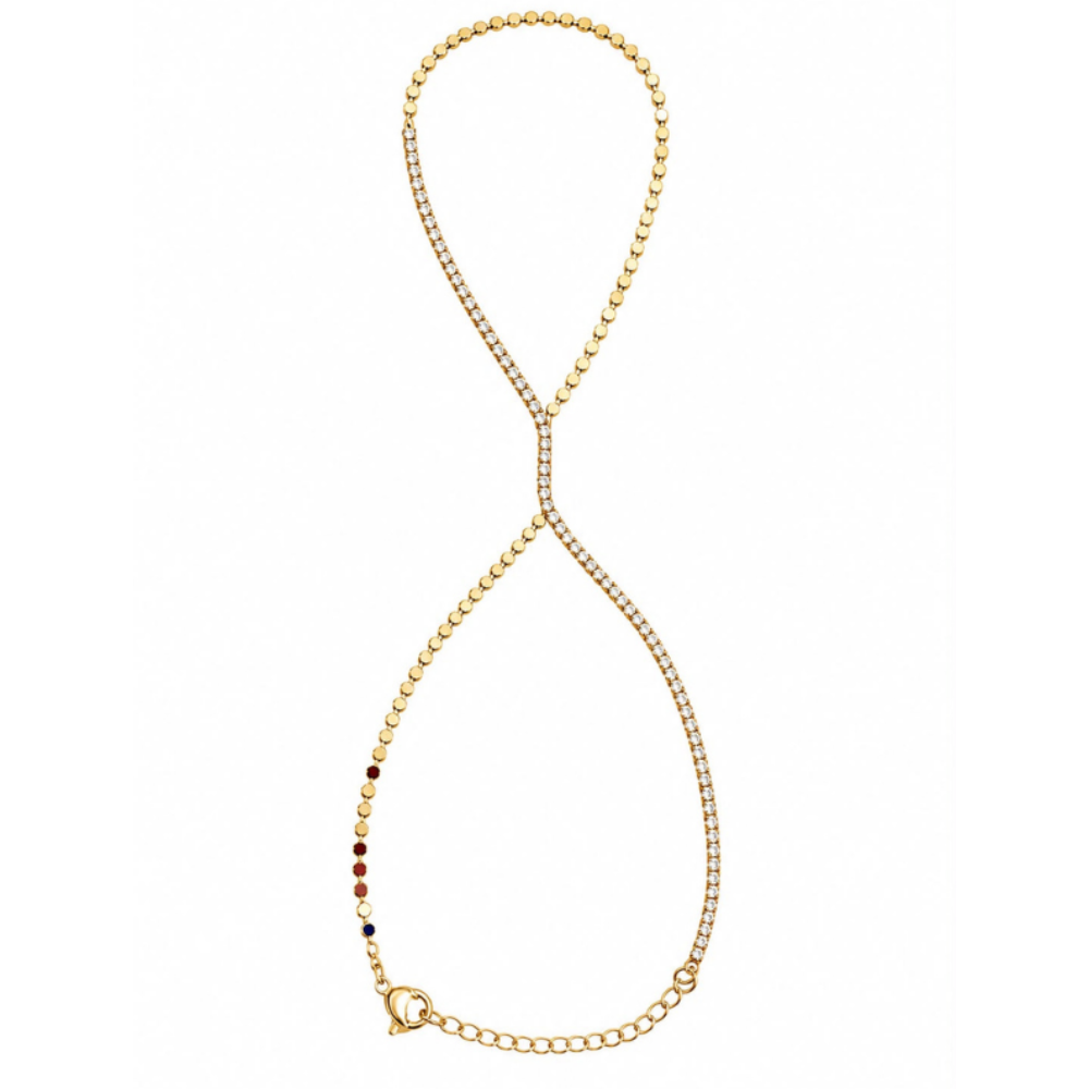 Seraphina Hand Chain Bracelet (Gold)