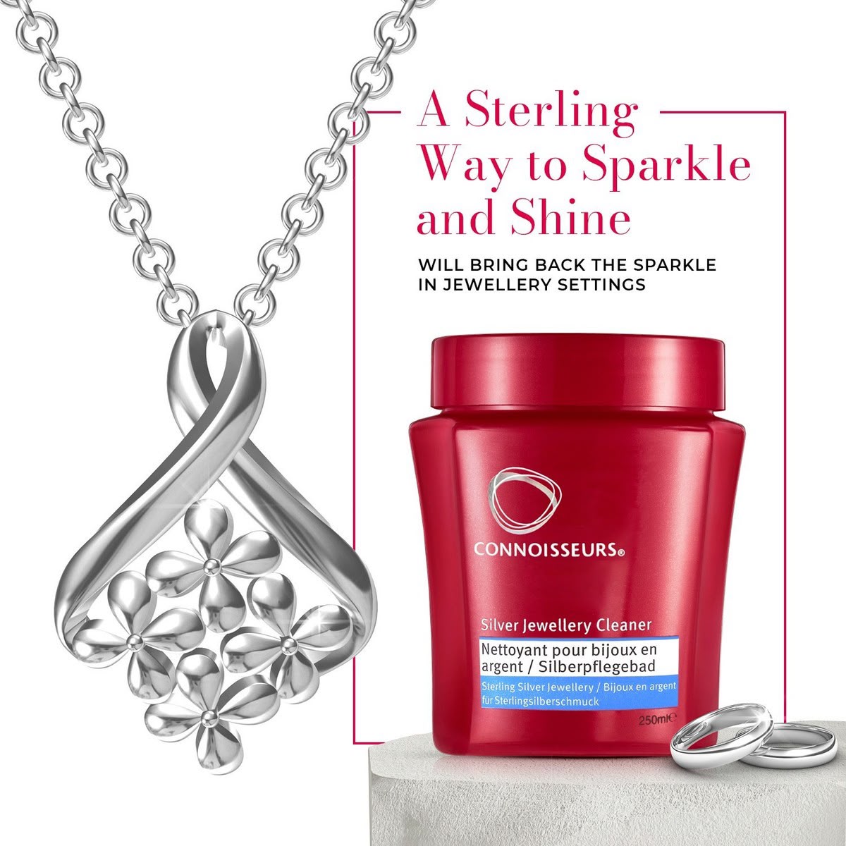 Silver Luxe Jewellery Cleanser – 250ml