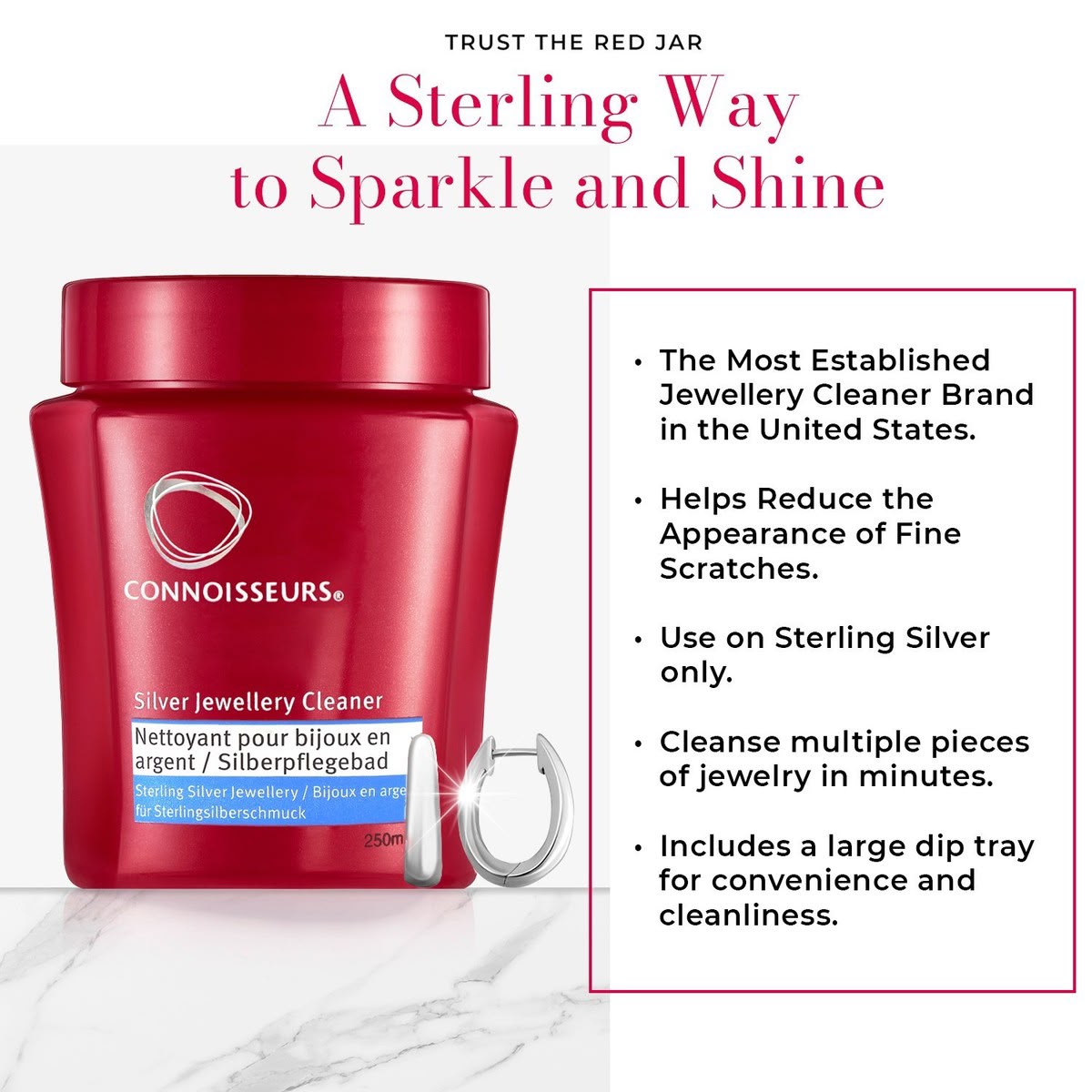 Silver Luxe Jewellery Cleanser – 250ml