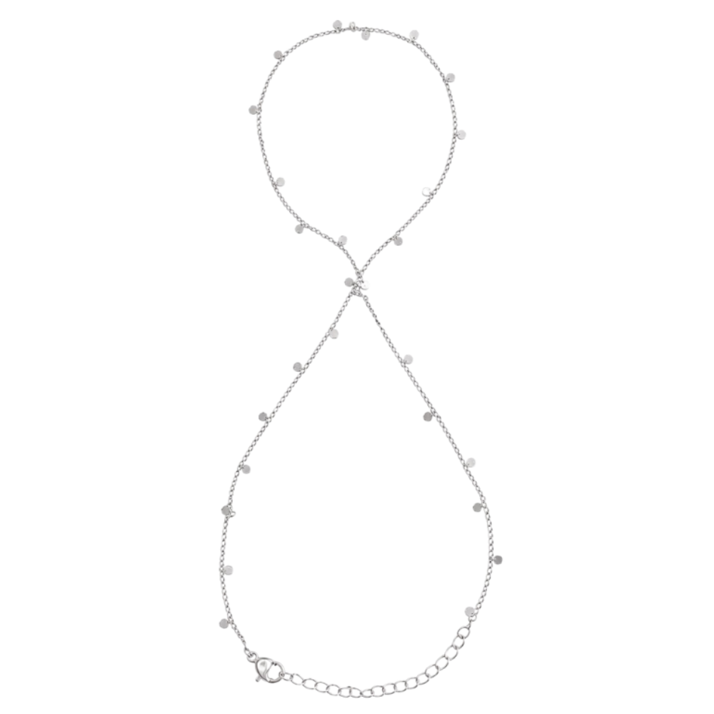 Stardust Hand Chain Bracelet (Silver)