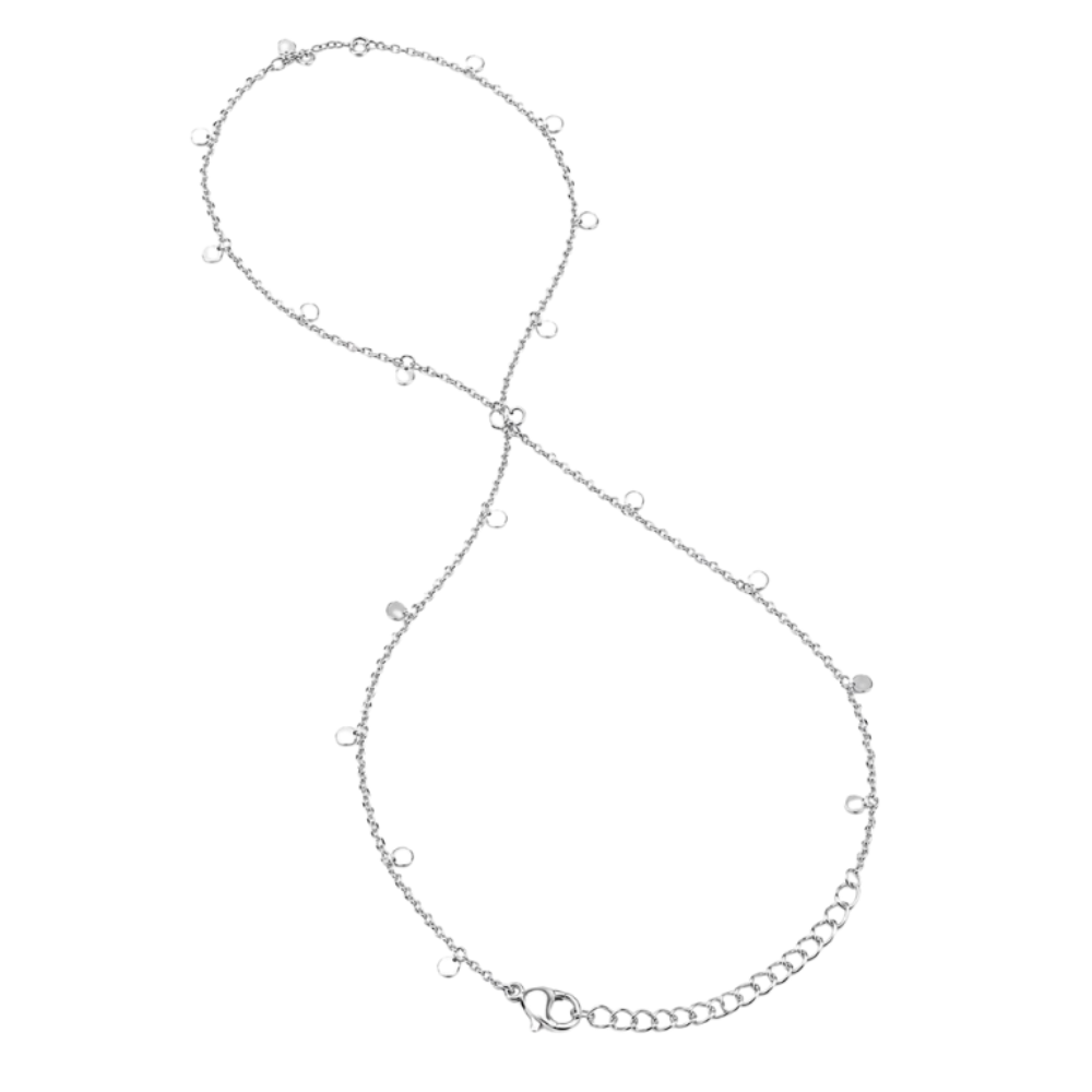 Twinkle Trail Hand Chain Bracelet (Silver)
