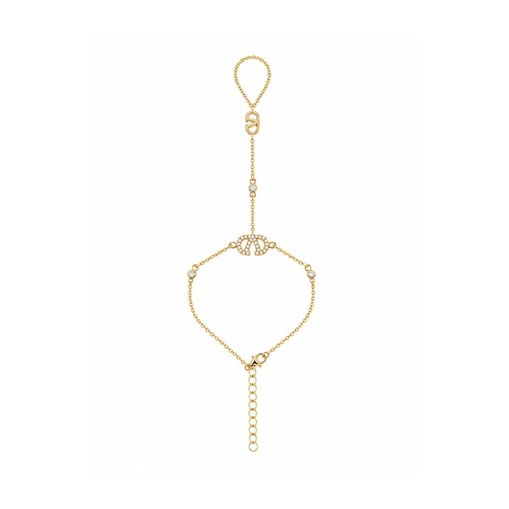 Valentina Hand Chain Bracelet (Gold)
