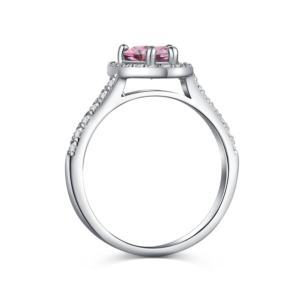 1.0 ct Heart Shape 5A CZ - Jodie Ring