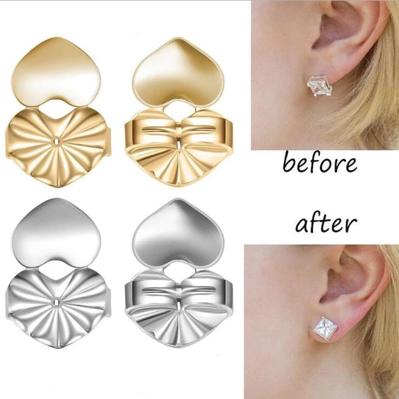 Earring Lifters for Stretched EarLobes & Heavy Earrings